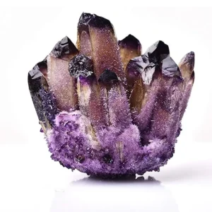 Premium Amethyst Phantom Crystal Cluster - Lab Certified